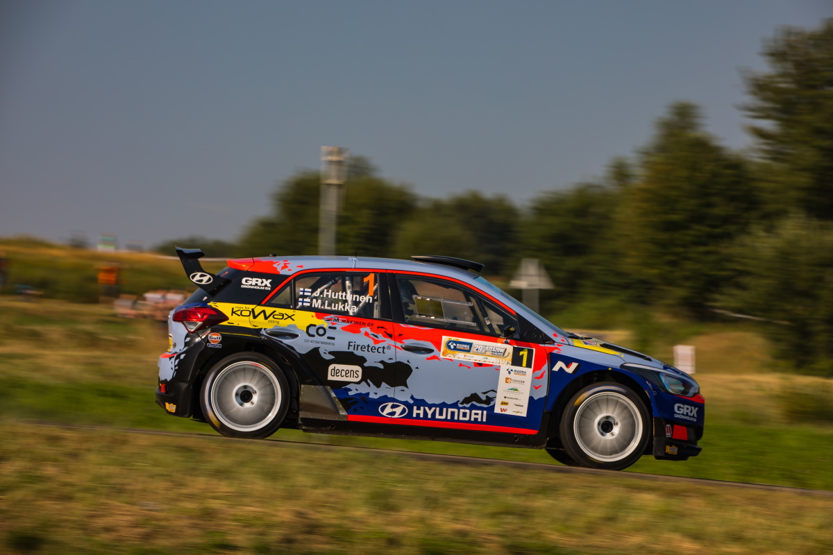 Jari Huttunen ja Mikko Lukka, Hyundai i20 R5, Puolan rallimestaruus 2020