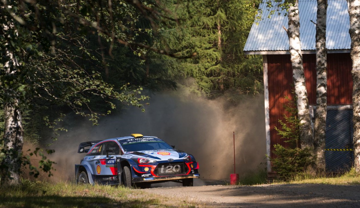 WRC 2018 Rally Finland Hyundai i20 Coupe WRC Andreas Mikkelsen Anders Jaeger