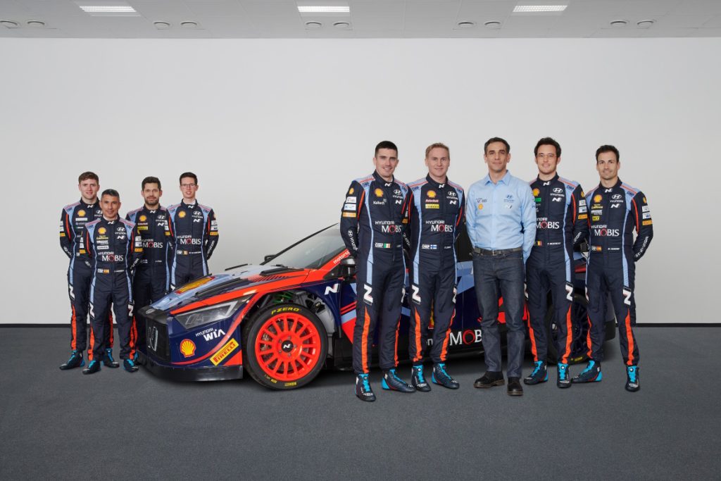 Hyundai Motorsportin tallipäällikkö, kuljettajat ja kartturit 2023