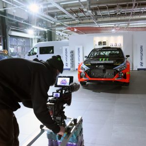 Riku Tahkon uusi Hyundai i20 N Rally2 ja videokuvaaja